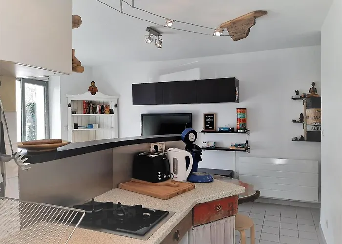 Cosy, 4 Pers, Proche Plages Et Centre, Bbq, Parking, Wifi Inclus - Fr-1-239-943 Lejlighed *